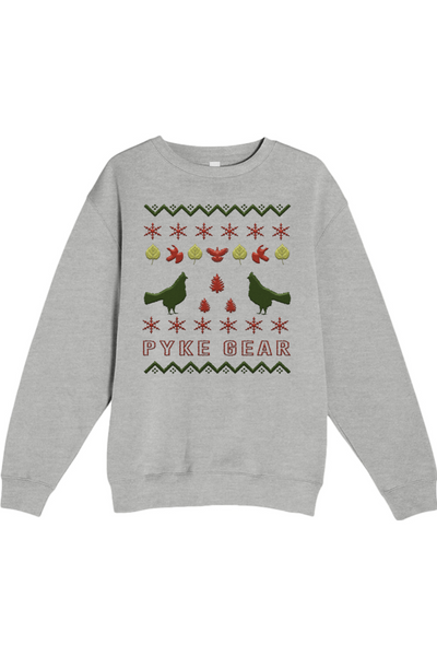Ugly Christmas Sweatshirt Ruffed Grouse 2026