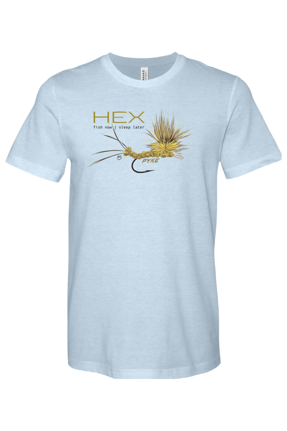 HEX Fly Sleep Later Heather Tee