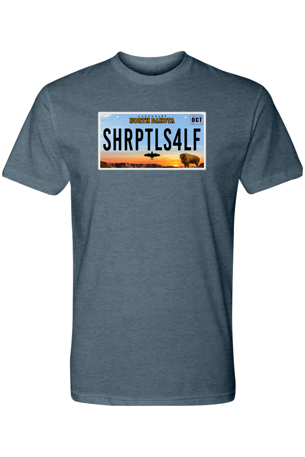 ND Vanity Plate SHRPTLS4LF Tee