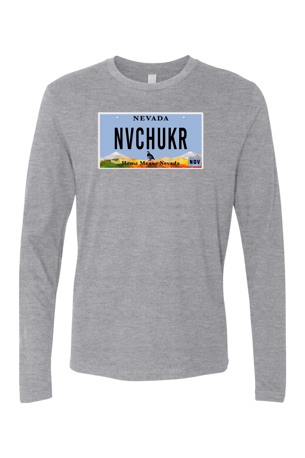 NV Vanity Plate NVCHUKR Long Sleeve