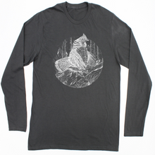Load image into Gallery viewer, Unisex 3X-Large CHARCOAL Fine Jersey Long Sleeve Tee