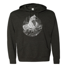 Load image into Gallery viewer, Mens 2X-Large CHARCOAL_HEATHER Hooded T-Shirt