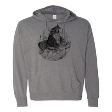 Load image into Gallery viewer, Mens 2X-Large GUNMETAL_HEATHER Hooded T-Shirt